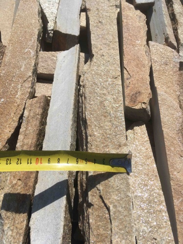 Горбушка златолит золотистый для облицовки купить в Кировграде