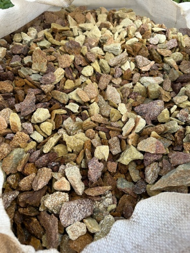 Златолит персиковый декоративная каменная крошка купить в Кировграде