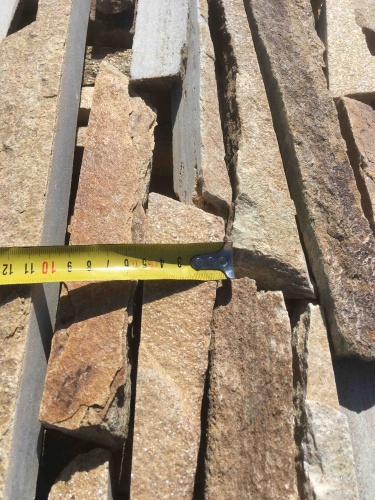 Горбушка златолит золотистый для облицовки купить в Кировграде