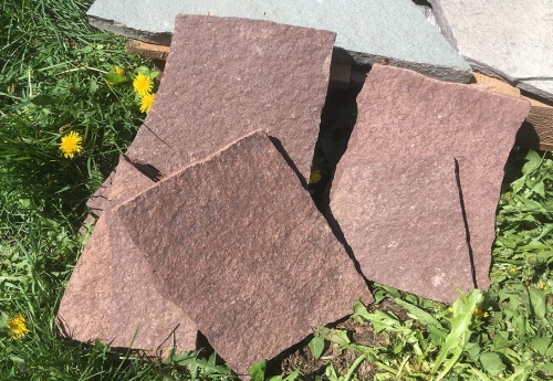 Плитняк лемезит бордовый для цоколя 1,5-2 см купить в Кировграде