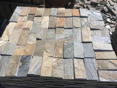 Плитка пилёная златолит Уральский для цоколя, отмостки купить в Кировграде