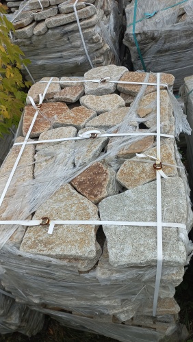 Плитняк галтованный гранитный для ландшафтного дизайна купить в Кировграде