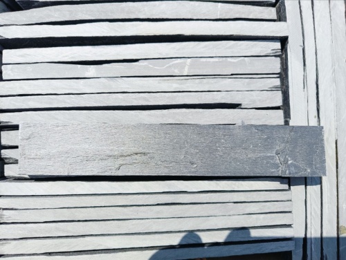 Плитка чёрная из натурального камня фасадная 30 см * 5 см, толщина 7 мм -30 мм купить в Кировграде