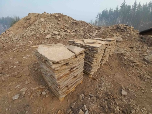 гранитный плитняк для фасада